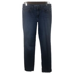 Calvin Klein Women’s Jeans Ultimate Skinny Size 8x30 Dark wash denim western